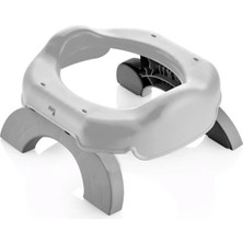 Babyjem Portatif Katlanabilir Lazımlık - Gri (5 Adet Poşet Hediyeli)