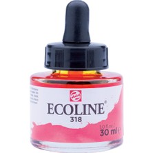 Talens Ecoline 30 ml Carmine Renkli Sıvı Suluboya Hobi ve Okul Kullanımı İçin