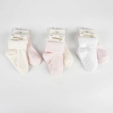 Epilons Mey Ithalat® Cenet 2'li Abs'li Kız Bebek Soket Çorap K44048 (Adet Fi̇yatidir)