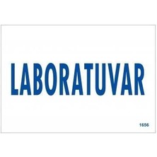 Epilons Mey Ithalat® Laboratuvar Uyarı Levhası 17,5X25 KOD:1656