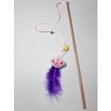 Peluş Oyuncak Pati Figürlü Çanlı Kedi Oltası