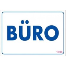 Epilons Mey Ithalat® Büro Uyarı Levhası 17,5X25 KOD:1698