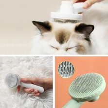 Epilons Mey Ithalat® Basmalı Kedi Köpek Tüy Toparlayıcı Masaj Etkili Pet Fırçası