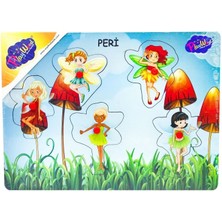 Epilons Mey Ithalat® Ahşap Tutmalı Peri Kızı Puzzle