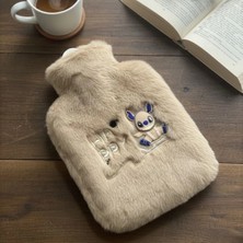 Epilons Mey Ithalat® Mutlu Robot Hayvan Figürlü Peluş Sıcak Su Torbası 1 Lt – Yumuşak Kılıf, Uzun Süre Sıca