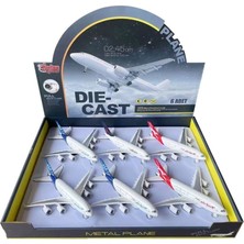 Epilons Mey Ithalat® HW-A380 Cb Işikli-Sesli̇ Metal Yolcu Uçaği