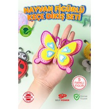 Self Power 5 Adet Çocuklar Için Keçe Dikiş Kiti Başlangıç Için El Işi Kiti Kendi Yap Projeleri ve Dikim Seti