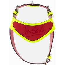 Christian Louboutin Loubiharness Sarı Deri Köpek Göğüs Tasması