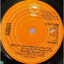 Plakantik Abba - Summer Night City / Medley 7" Vinyl Single 1978 Epic Records Uk