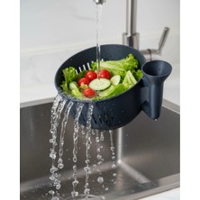 Epilons Mey Ithalat® Çok Amaçlı Sebze Yıkayıcı Ergonomik Tasarım Süzgeçli Mutfak Kabı