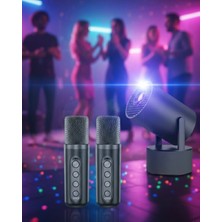 Epilons Mey Ithalat® Android Sistemli Projeksiyon Kareoke Cihazı 180° Döner Başlıklı