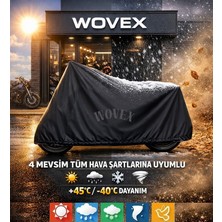Wovex Kanuni Resa 125 Ile Uyumlu Motosiklet Brandası Su Geçirmez Uv Korumalı Branda,örtü