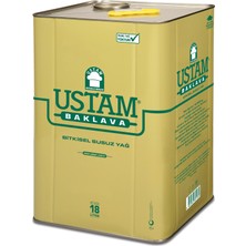 Ustam Baklava Bitkisel Susuz Yağı 18 Lt 