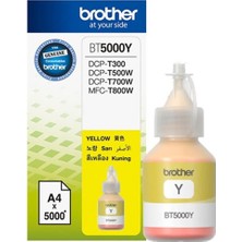 Brother BT5000Y Yellow Sarı 5.000 Sayfa Şişe Mürekkep DCP-T300-310-500-510-700-710 MFC-T800-810