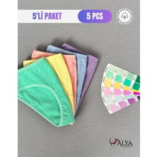 Alya Underwear Kız Çocuk - Garson %100 Pamuklu Slip Külot - Kalp Desenli Jakar Işlemeli