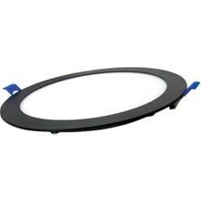 JUPITER Jüpiter 15W Siyah Slim Yuvarlak LED Panel (4000K)