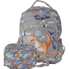 Tom Çanta Dinosaur Okul Çantası Çnt 5110/02 Okul Çantası ve Beslenme Seti