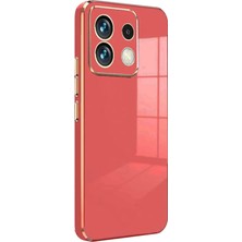 Epilons Mey Ithalat® Poco M6 Pro 4g Kılıf Volet Silikon - Kırmızı