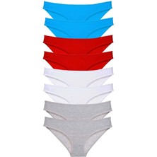 Liyuza 8 Adet Süper Eko Set Likralı Kadın Slip Külot 530