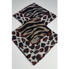 Sinem India Zebra Desen 2\'li  Eşarp -6293-06