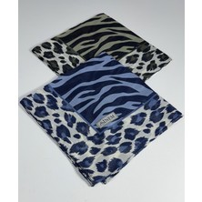 Sinem India Zebra Desen 2\'li  Eşarp -6293-01