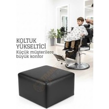 Epilons Mey Ithalat® Çocuk Tıraş Koltuğu Yükseltici - Berber Çocuk Yükseltici - Kuaför Koltuk Minderi