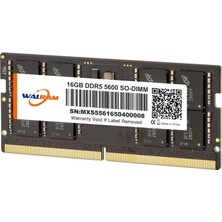 Walram DDR5 8gb 5600MHz SODIMM Ram Fiyatı - Taksit Seçenekleri