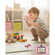 Epilons Mey Ithalat® Taşınabilir Hd Dijital Kamera Video Kayıt Fotoğraf Çekim USB Bağlantılı Şarjlı