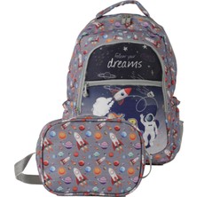 Tom Çanta Outer Space Okul Çantası Çnt 5105/05 Okul Çantası ve Beslenme Seti