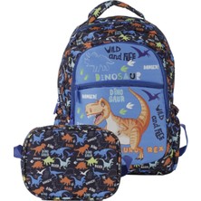 Tom Çanta Dinosaur Okul Çantası Çnt 5110/05 Okul Çantası ve Beslenme Seti