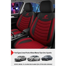 Gm Design Panther Serisi Keten Kumaş Oto Koltuk Kılıfı (Fiat Egea-Linea-Punto-Albea-Marea-Tipo-Uno Uyumlu)