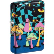 Zippo Glow In The Dark Matte Mushrooms Dizayn Çakmak