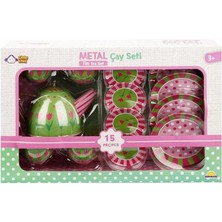 Epilons Mey Ithalat® 02169 Metal Oyuncak Çay Takımı 15 Parça -
