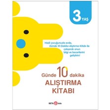 Beta Kids Günde 10 Dakika Alıştırma Kitabı 3 Yaş