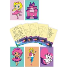 Artikel Prenses Tuz Boyama Oyunu 5 Li Set -2 , Eğitici Aktivite , Kum Boyama Oyunu TB-049