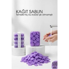 Epilons Mey Ithalat® Parfümlü Elde Eriyen Kağıt Sabun - 500 Lü Paket Sihirli Sabun – Hijyenik Seyahat Kutus