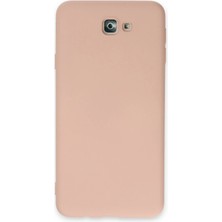 Epilons Mey Ithalat® Galaxy J7 Prime Kılıf Nano Içi Kadife Silikon - Pudra