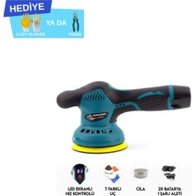 Brotech Dawreek MK12 Şarjlı Polisaj Makinesi 120 W Güç ve 11000 Devir/dk ile Profesyonel Kullanım Için