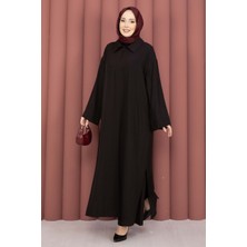 HL Hira Yarım Fermuarlı Tunik Takım Siyah