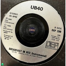 Plakantik UB40 (With Chrissie Hynde) - Breakfast In Bed / 7" Vinyl Single 1988 Dep International