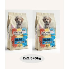 Mamavita Somonlu Yavru Kuru Köpek Maması 5 kg (2x2.5)
