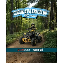 Enbest 49 cc Benzinli Çocuk Atv 4-12 Yaş - Sarı
