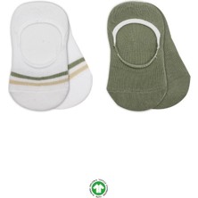 Epilons Mey Ithalat® 2'li Penye Babet Silikon Çemberli Çorap 30102 Nil Beyaz