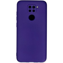 Epilons Mey Ithalat® Redmi Note 9 Kılıf Nano Içi Kadife Silikon - Mor