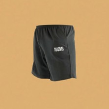 DeFacto Marvel Logo Only Regular Fit Düz Paça Şort Erkek Antrasit Renk Kaliteli Kumaş