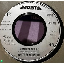 Plakantik Whitney Houston - How Will I Know / Someone For Me 7" Vinyl 1985 Arista Records England