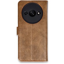 Epilons Mey Ithalat® Redmi A3 4g Kılıf S Kapaklı Kılıf - Taba