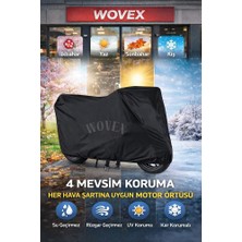 Wovex Kawasaki Versys 1000 Ile Uyumlu Motosiklet Brandası Su Geçirmez Uv Korumalı Branda,örtü
