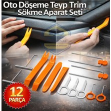 Otokap Universal Trim Sökme Aparatı 12 Parça Oto Döşeme Sökme Seti Teyp Radyo Kapı Paneli Trim Sökme Aparatı