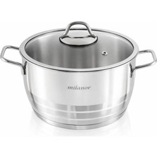 Milanor Aster 24 cm Derin Tencere